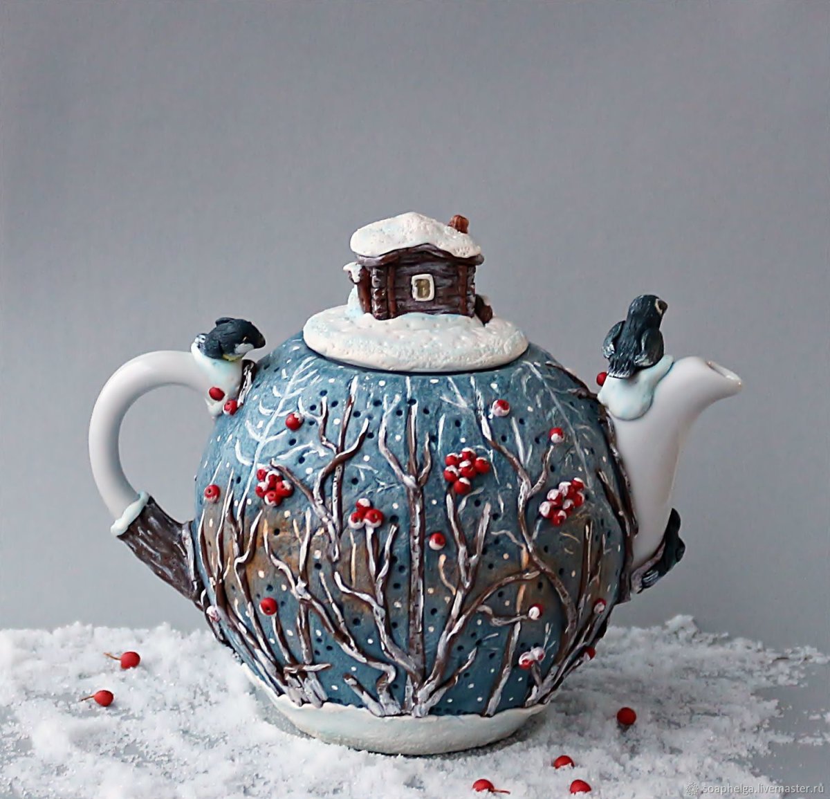 Hilltop чайная коллекция заварочный чайник Сова