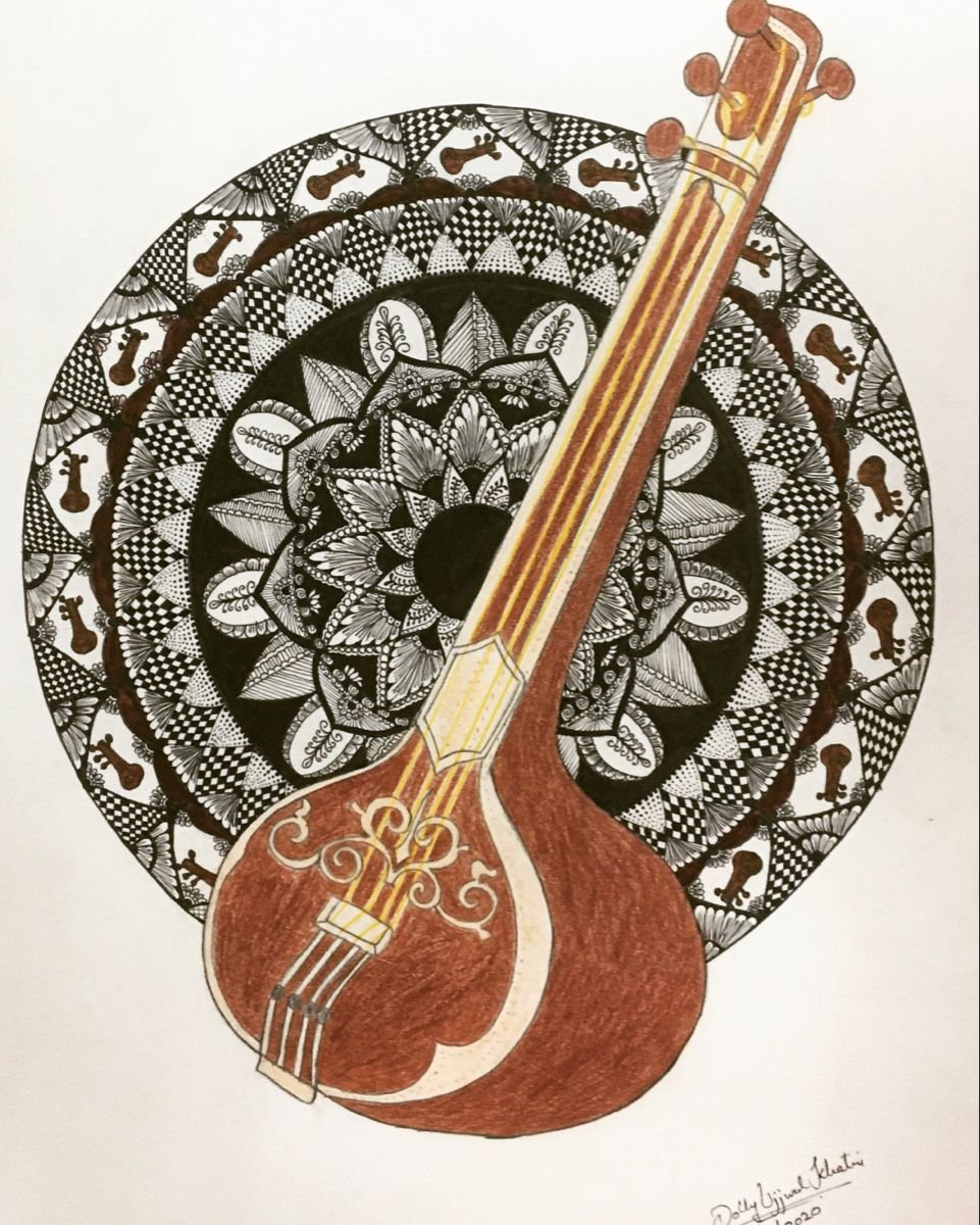 Танпура музыкальный инструмент