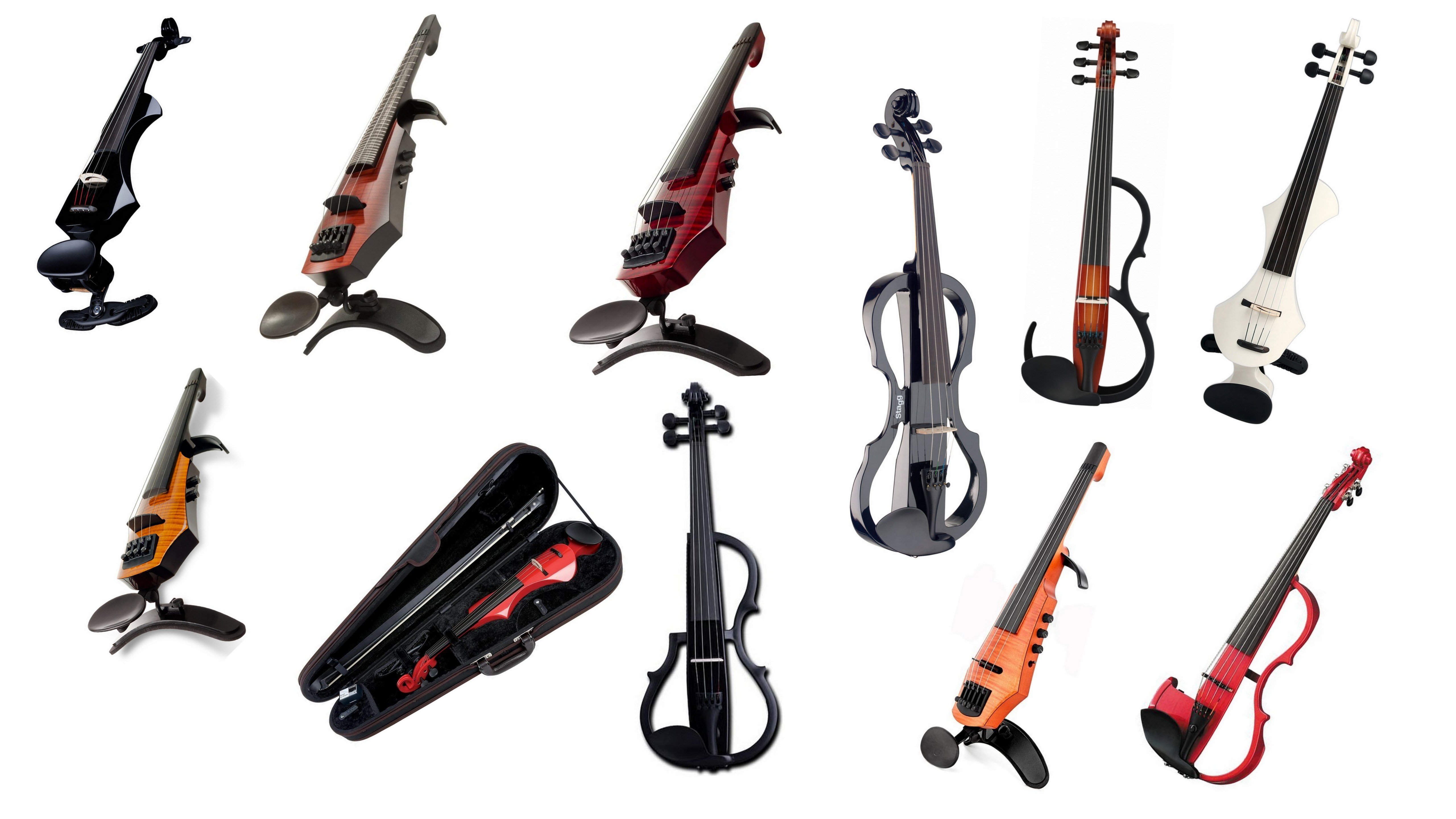 Типы скрипок. Электроскрипка 6 струн. Струнные инструменты. Современные скрипки. Необычные музыкальные инструменты.