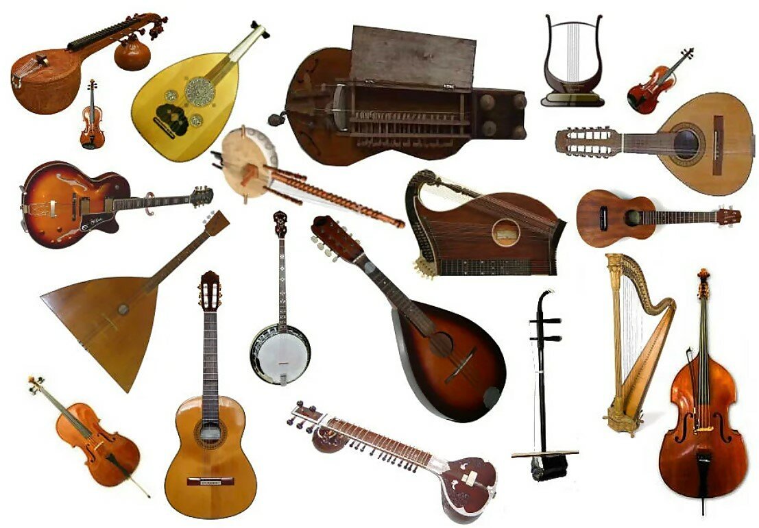 Деревянные струнные музыкальные инструменты
