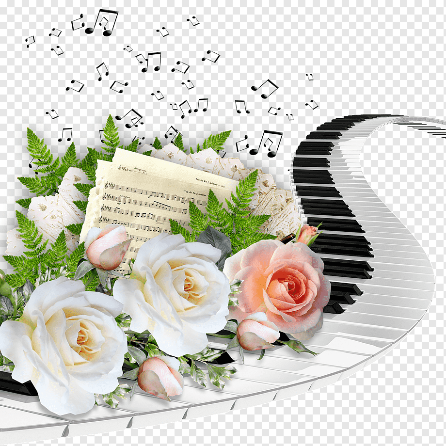 Розовое фортепиано