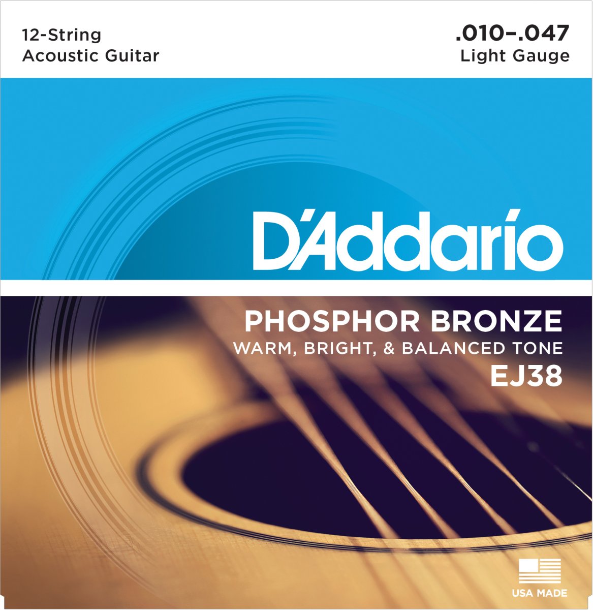Струны дадарио 11 52 для акустической гитары