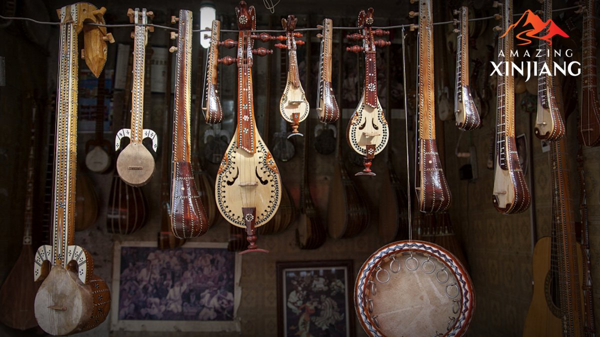 Уйгурская музыкальные инструменты Синьцзян