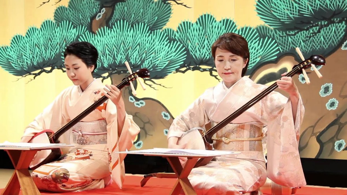 Японский музыкальный инструмент Кабуки