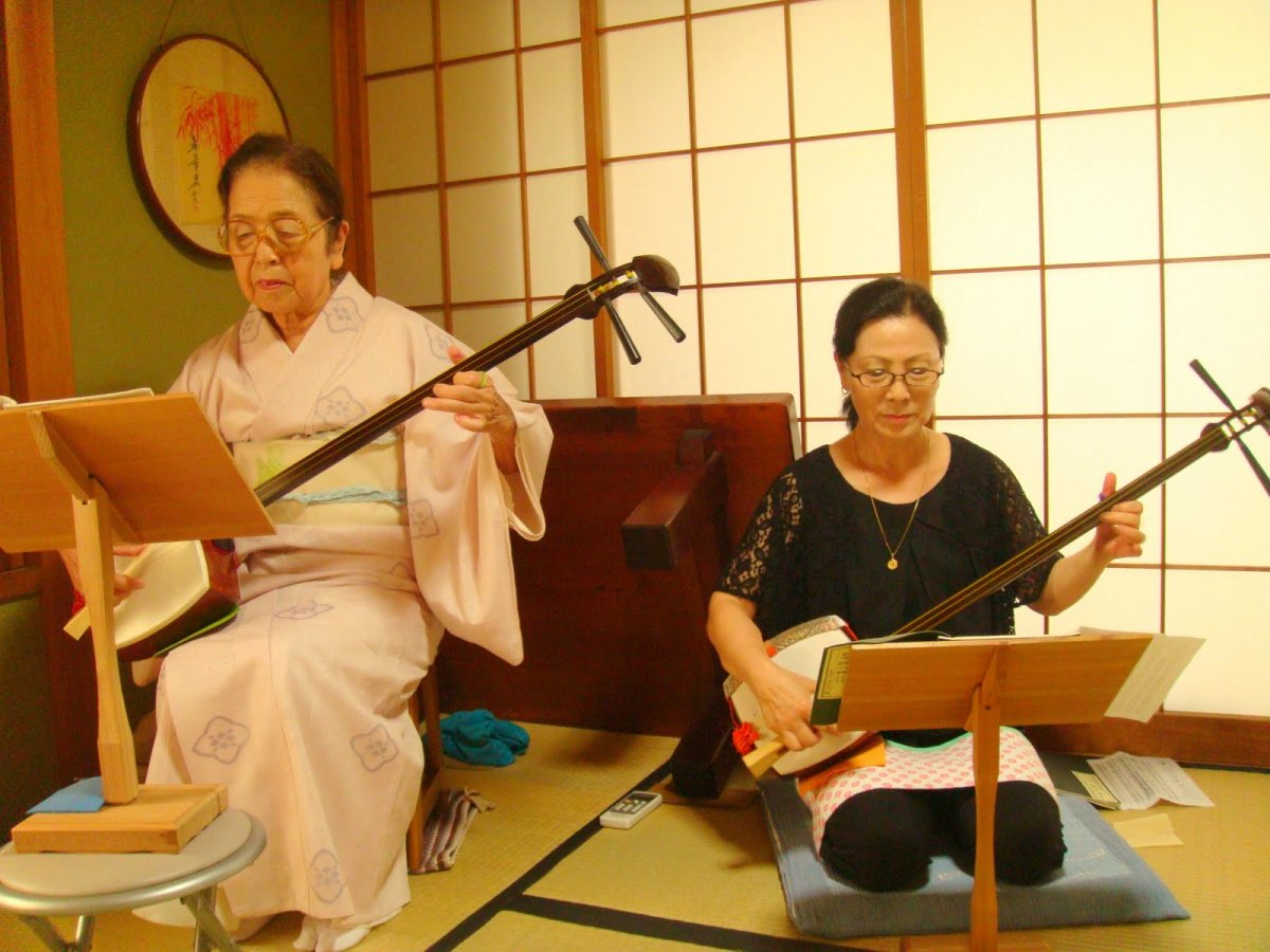Японский музыкальный инструмент Кабуки