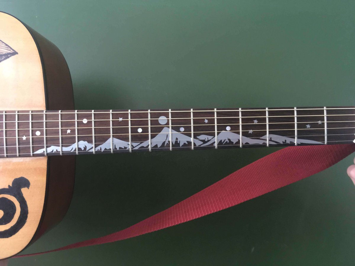 Гитара Crafter акустическая с горами на грифе