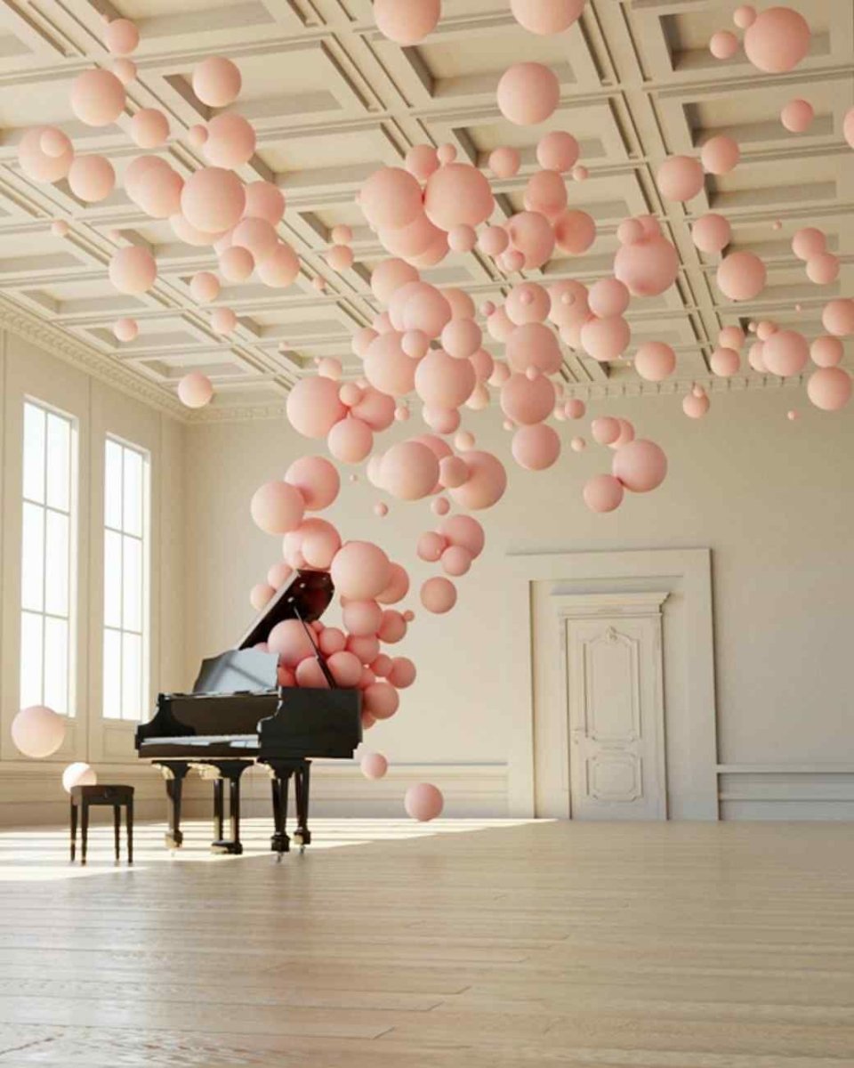 Инсталляции из воздушных шаров