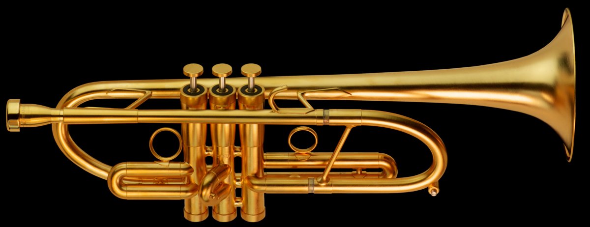 Труба музыкальный инструмент вид сбоку