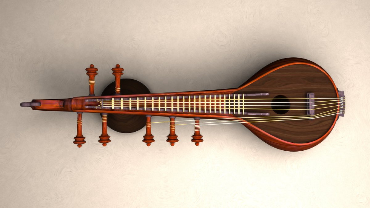 Ребек струнный музыкальный инструмент