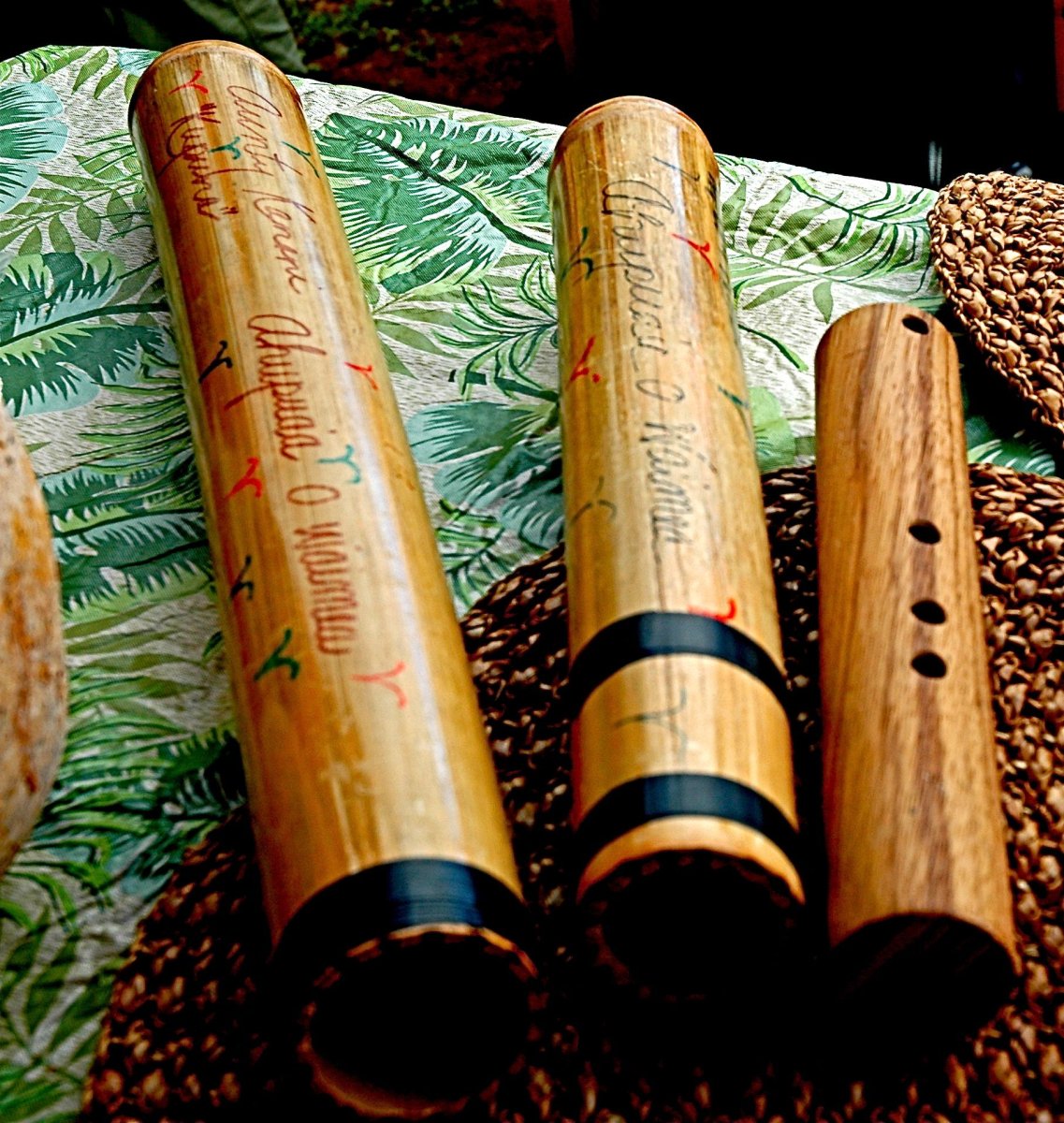 Муз инструмент бамбуковая труба