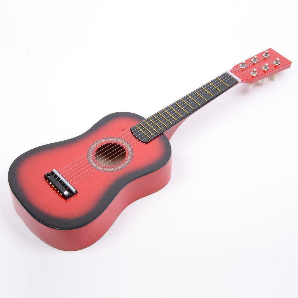 Гитара детская красная