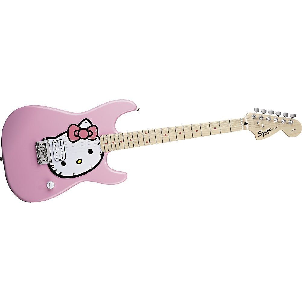 Fender Squier hello Kitty Pink