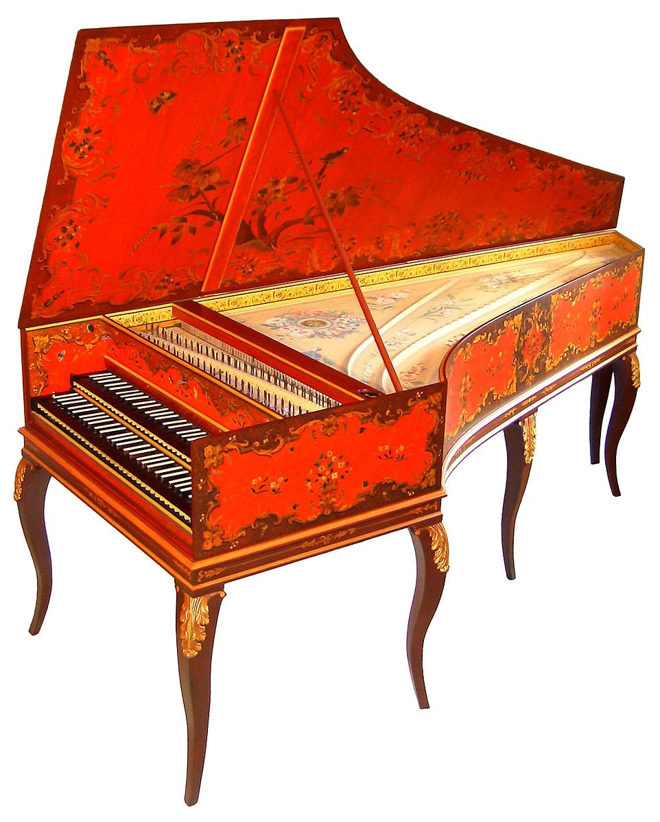 Музыкальные инструменты эпохи рококо клавесин