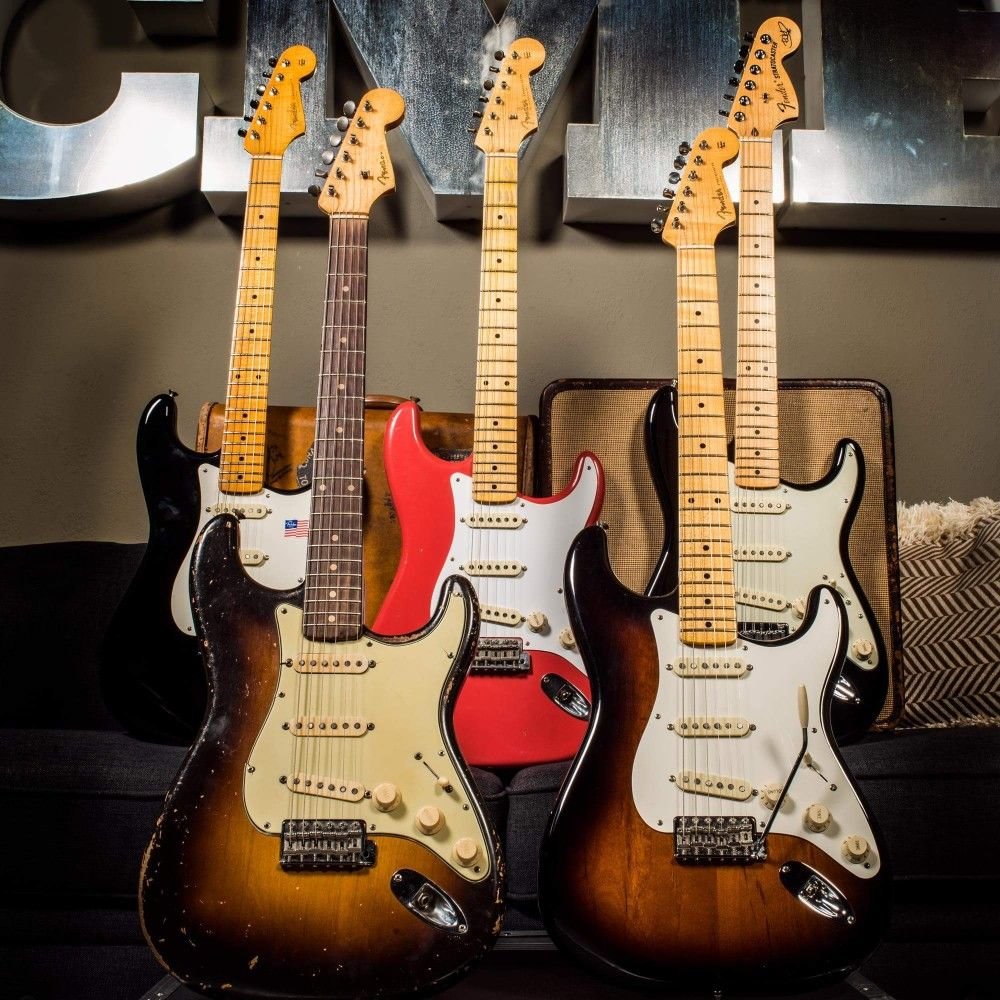 Fender Stratocaster гитаристы