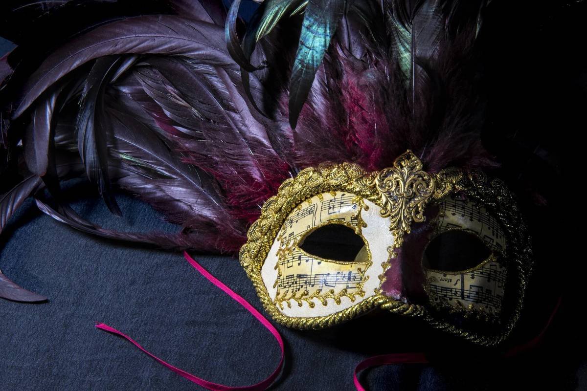 Венецианский карнавал маска Колумбина