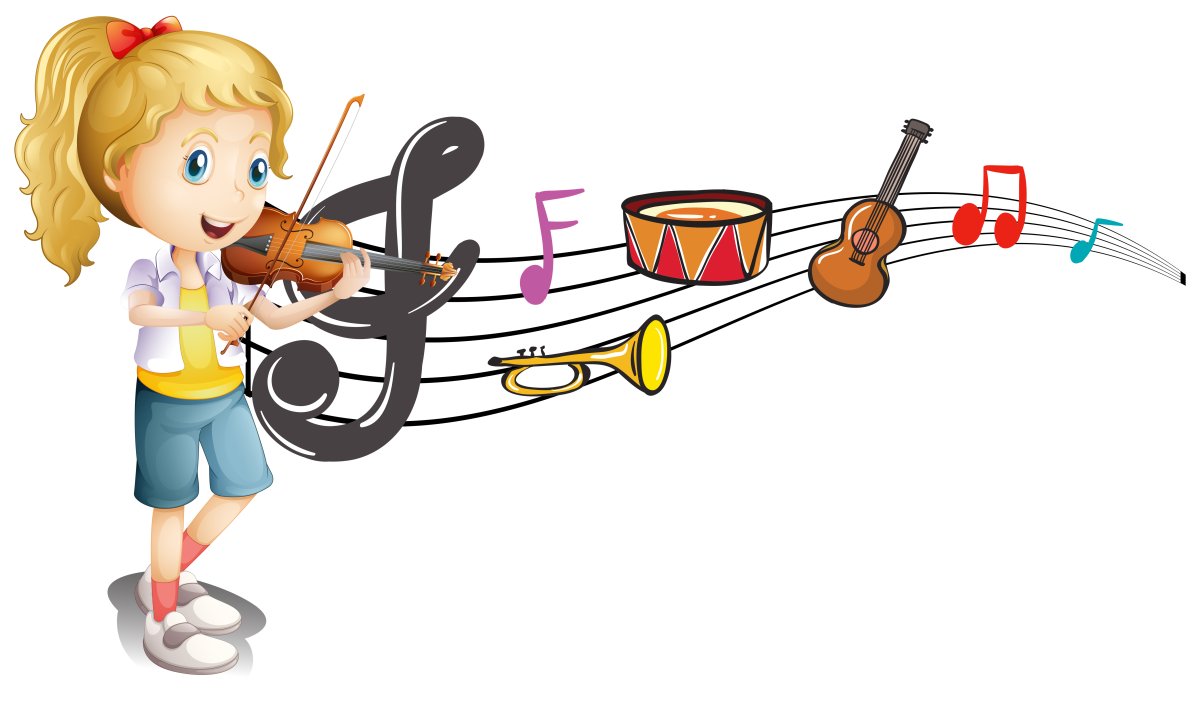 Ребенок играет на скрипке