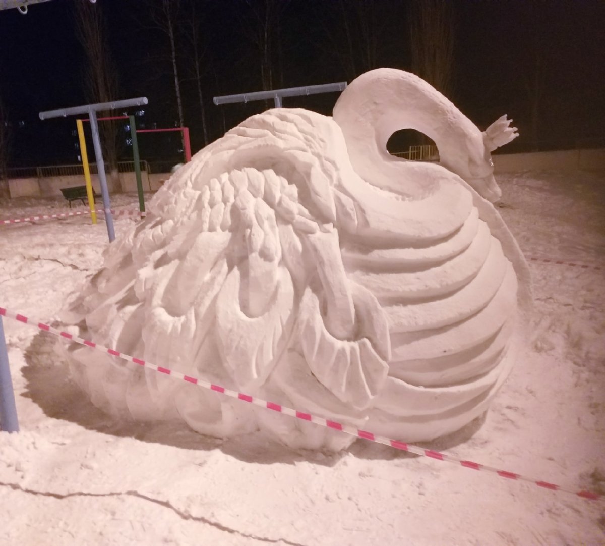 Василий Лёксин снежные скульптуры
