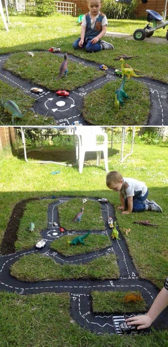 Обустройство детской площадки в саду
